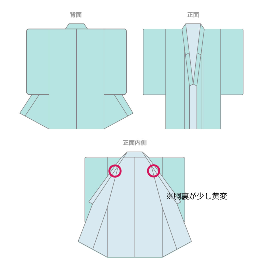 振袖 身丈155cm 裄丈63cm 袷 織葡萄色 型染 遠山 草花模様 正絹 Aランク 紫系 1113000923320