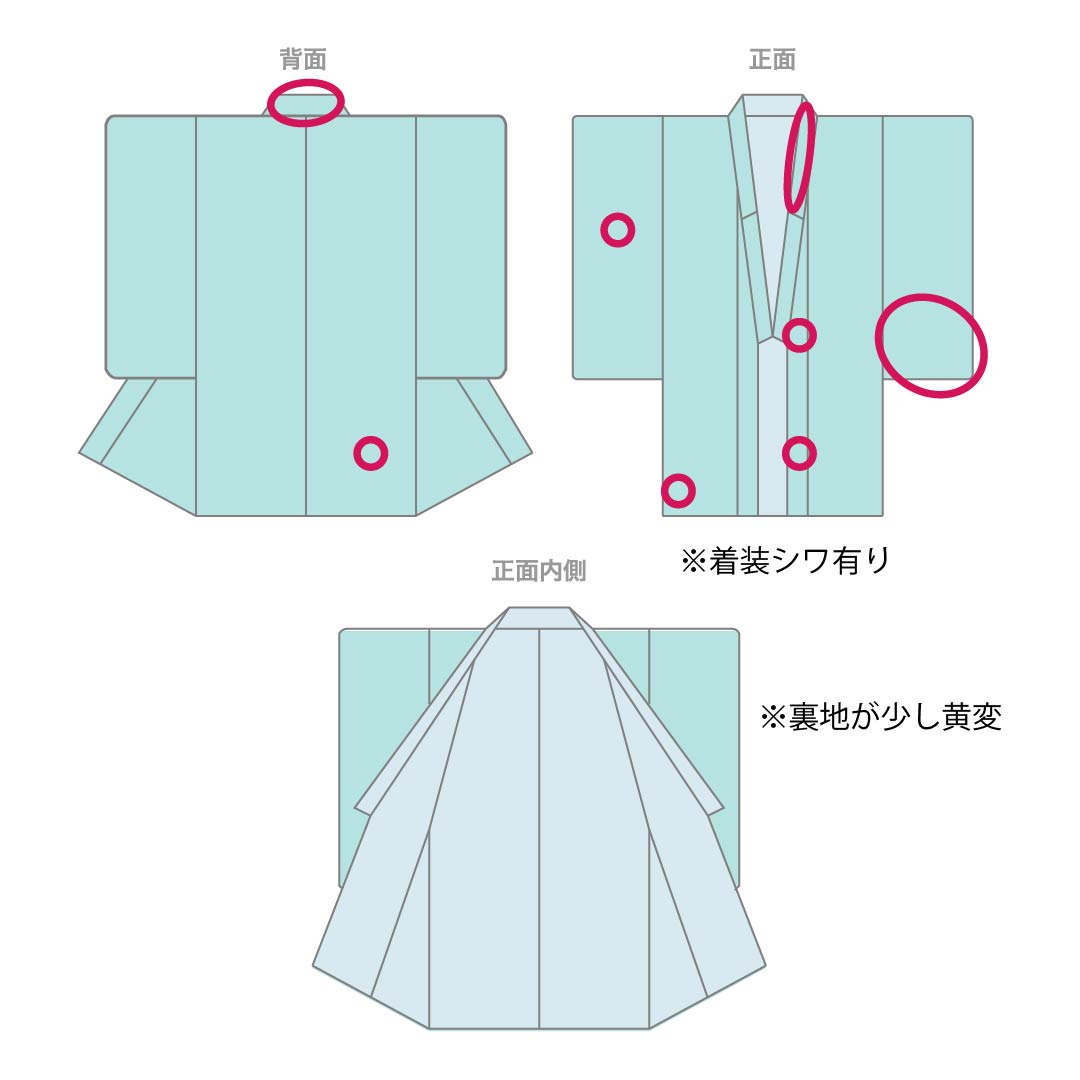 訪問着 正絹 Aランク 袷 身丈155cm 裄丈61cm 薄緑色(うすみどりいろ) 牛首紬 一つ紋 中陰蔦 草花 緑系 1112007533319