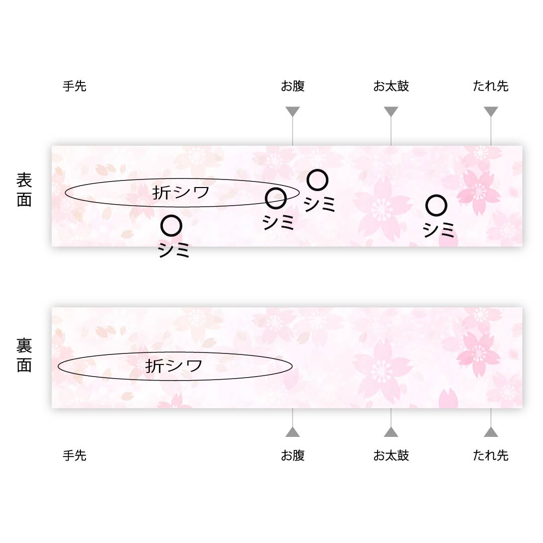 Fukuro Obi (sash) in off-white (kinari-iro) Summer obi with abstract pattern Length: 430cm Pure silk B rank Point pattern Casual Cream color 1123007484315