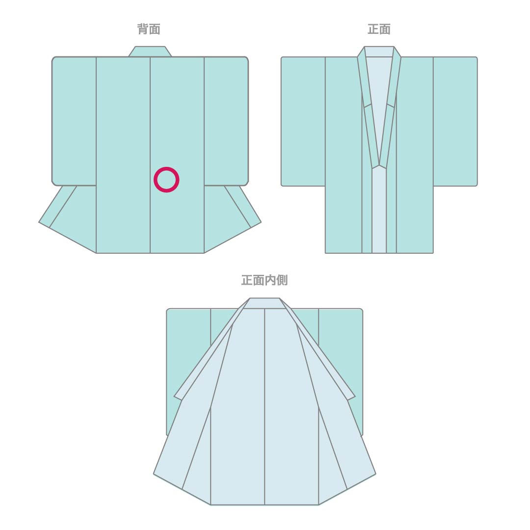 Summer pure silk komon length 157.5cm sleeve length 64.5cm white lily colored bush clover silk B rank cream color 1132000044315