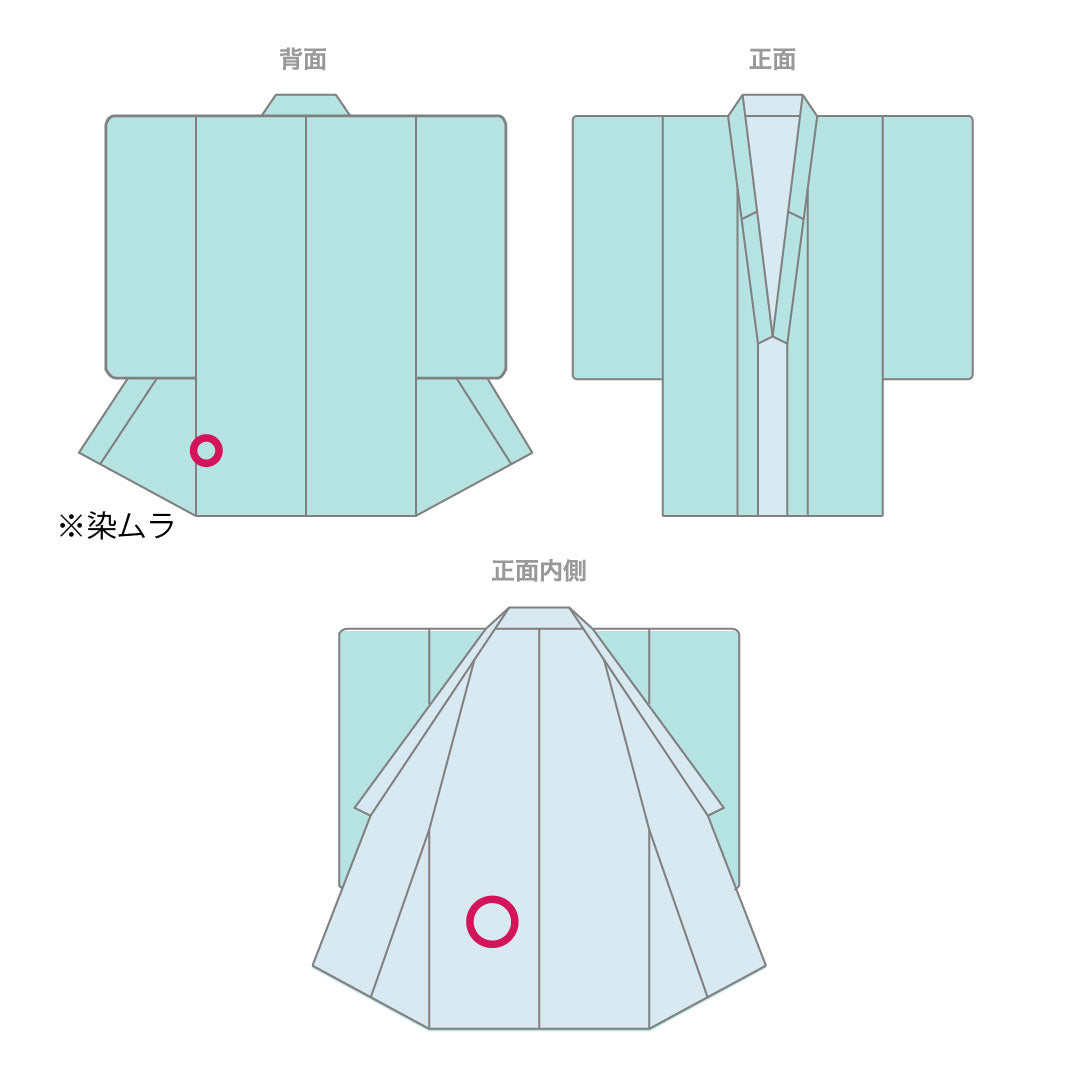 小紋 身丈162cm 裄丈66cm 袷 京紅型 波 梅柄 正絹 Aランク 白系 1115000523411