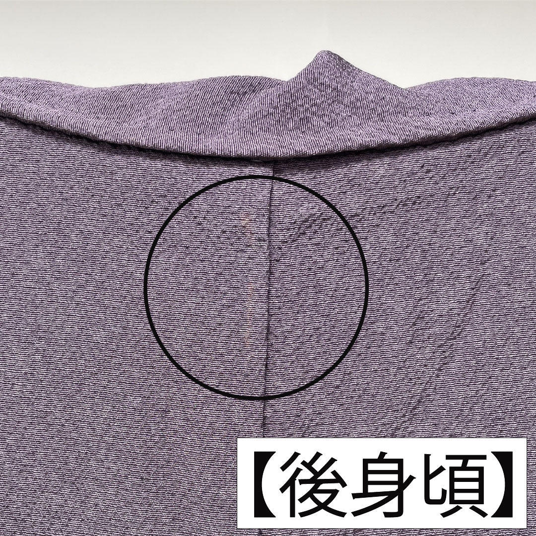 訪問着 正絹 袷 身丈154.5cm 裄丈67cm 滅紫色(けしむらさきいろ) 辻ヶ花 Aランク 紫系 1112004753220