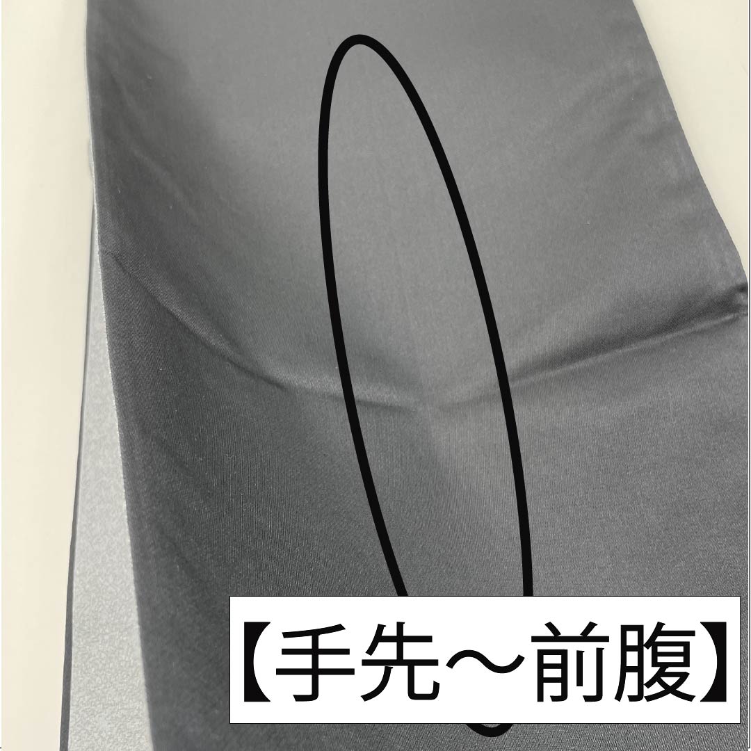 Fukuro Obi (Sash) - Pure Silk, Mercury Color, Owl, Length 460cm, S Rank, Full Length, Casual, Gray, 1123012332422