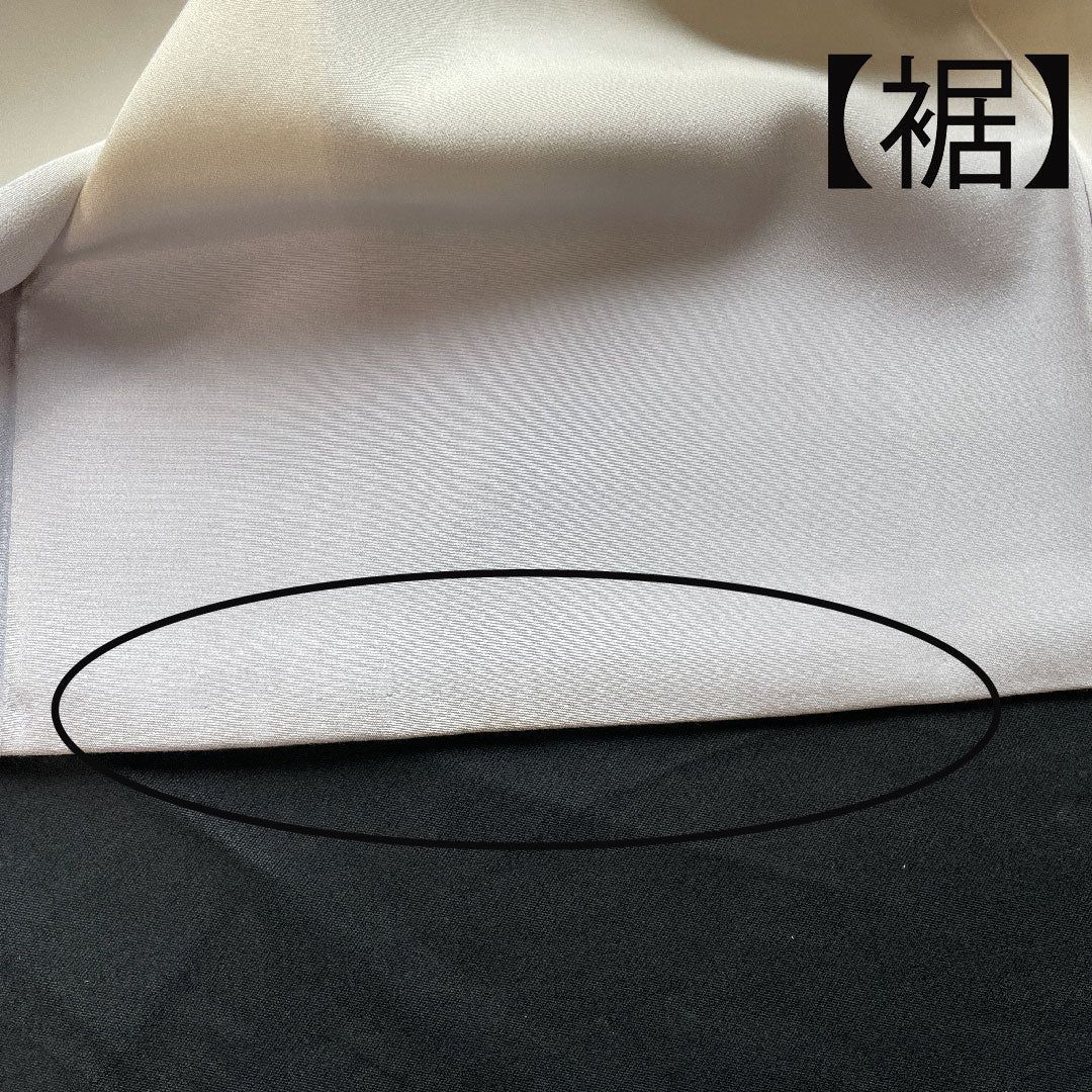訪問着 正絹 袷 身丈155cm 裄丈61cm 雲井鼠色 京友禅 竹 松 鶴 Aランク グレー系 1112002923322