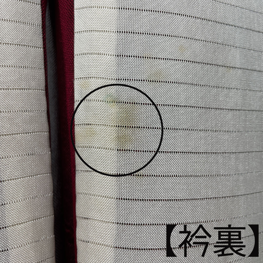 夏物 正絹 色無地 身丈156cm 裄丈61cm 抽象模様 紗 Sランク 黒系 1132001062310