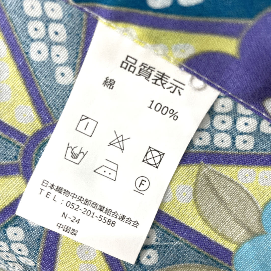 Yukata Twisted Plum, Chrysanthemum, Tachibana Cotton S Rank Single Layer Length 162.5cm Sleeve Length 62.5cm Gradient 1118002662499