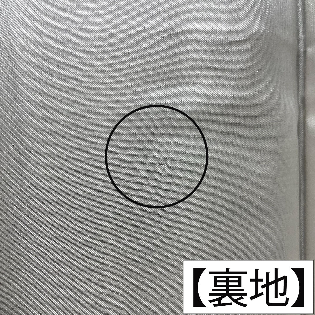 紬 正絹 身丈154.5cm 裄丈63cm 大島紬 経緯絣 幾何学模様 Aランク 袷 黒系 1116003563210