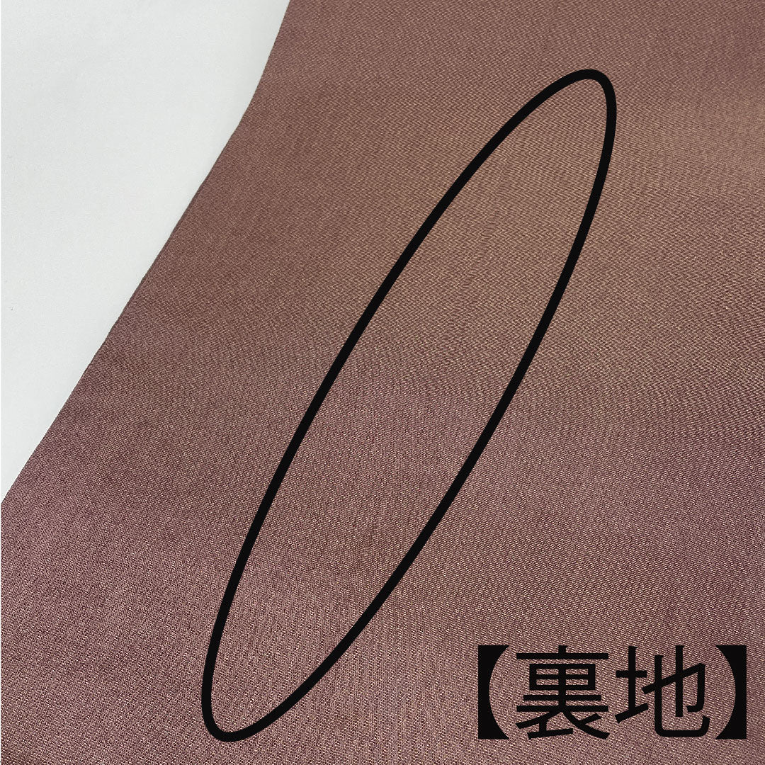 Fukuro Obi Tsujigahana Artist's work Fukure weave Obi length 424cm Pure silk S rank Point pattern Formal Purple 1123004602320