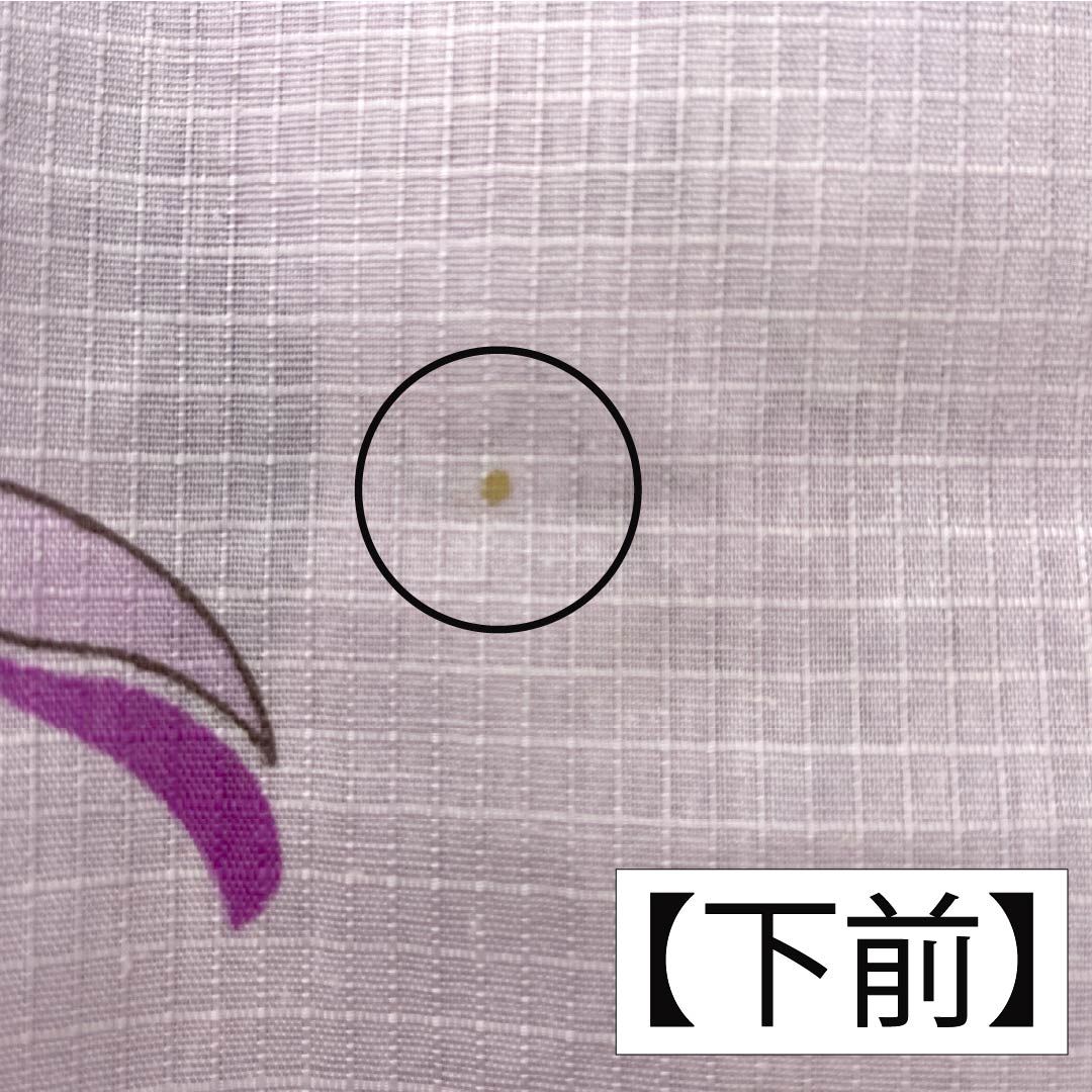Cotton Yukata, Length 166cm, Sleeve Length 67.5cm, A-Rank, Single-Layer, Purple with Light Wisteria (Usu-Fujiiro), Peony and Bamboo Design, Product Number: 1118006053520