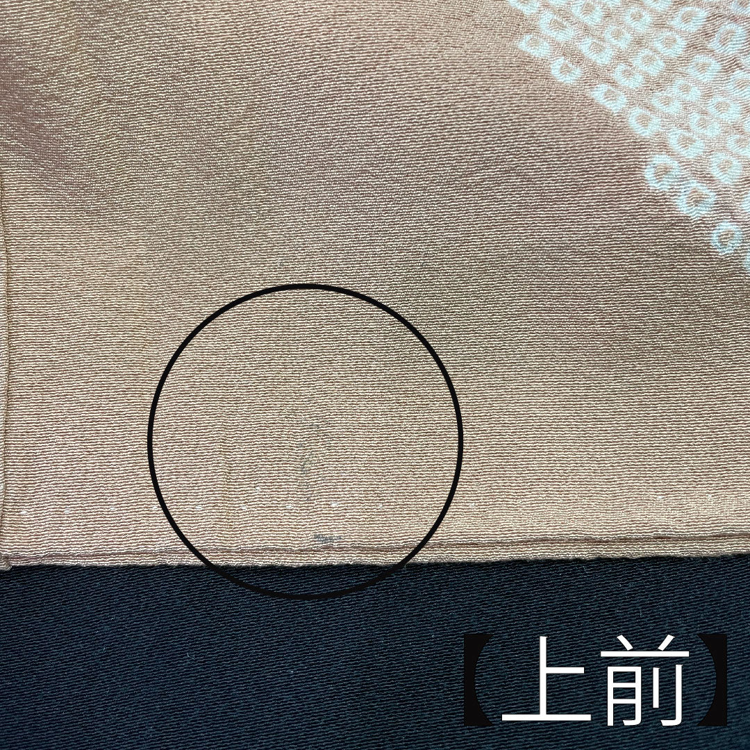 Homongi, pure silk, lined, length 153cm, sleeve length 62.5cm, partially dyed, auspicious motif, A-rank, gradation style, 1112003653299
