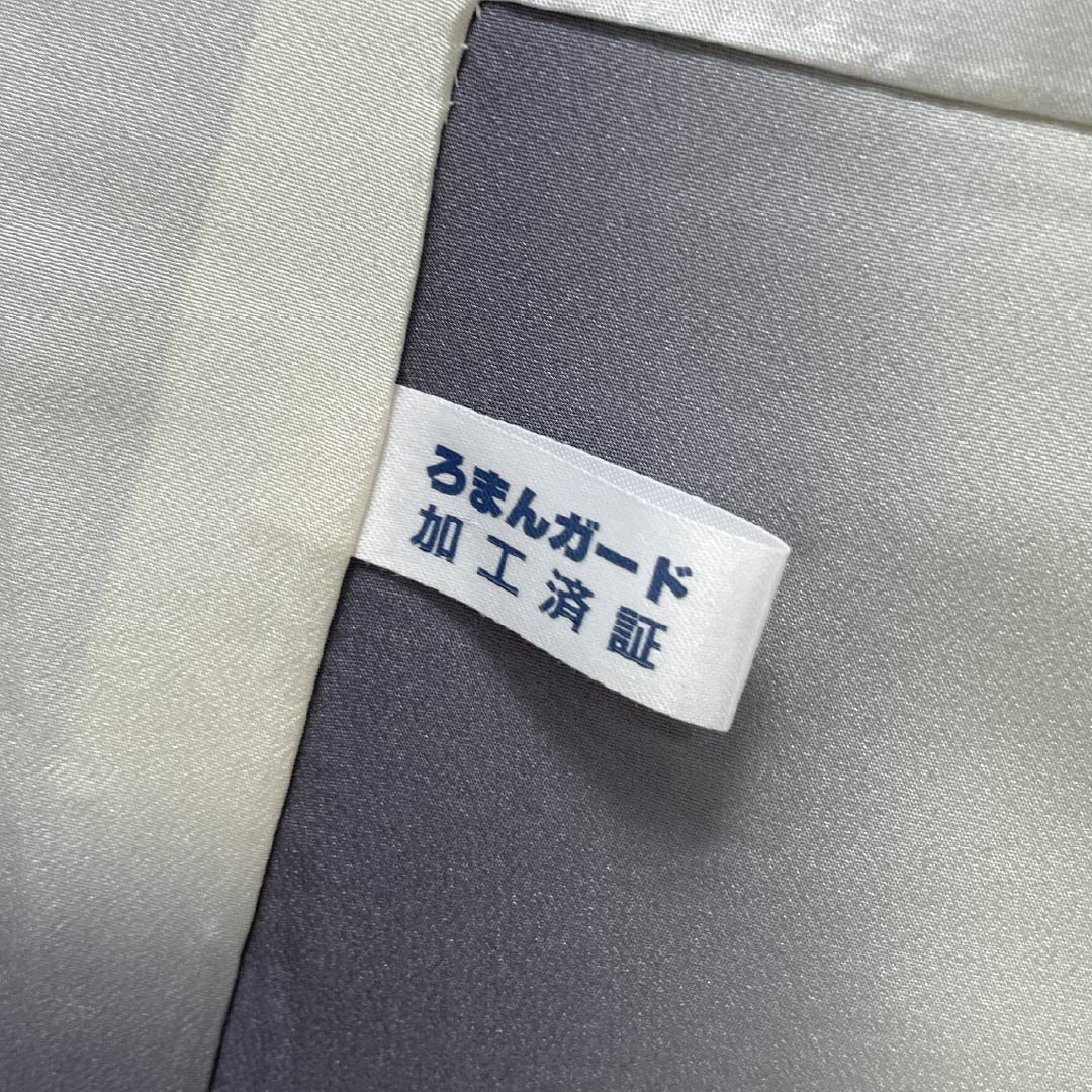 Komon (small pattern) silk, A-rank, length 159cm, sleeve length 67cm, lined, Tenmoku dyed, Roman Guard, gradient pattern, 1115006793399