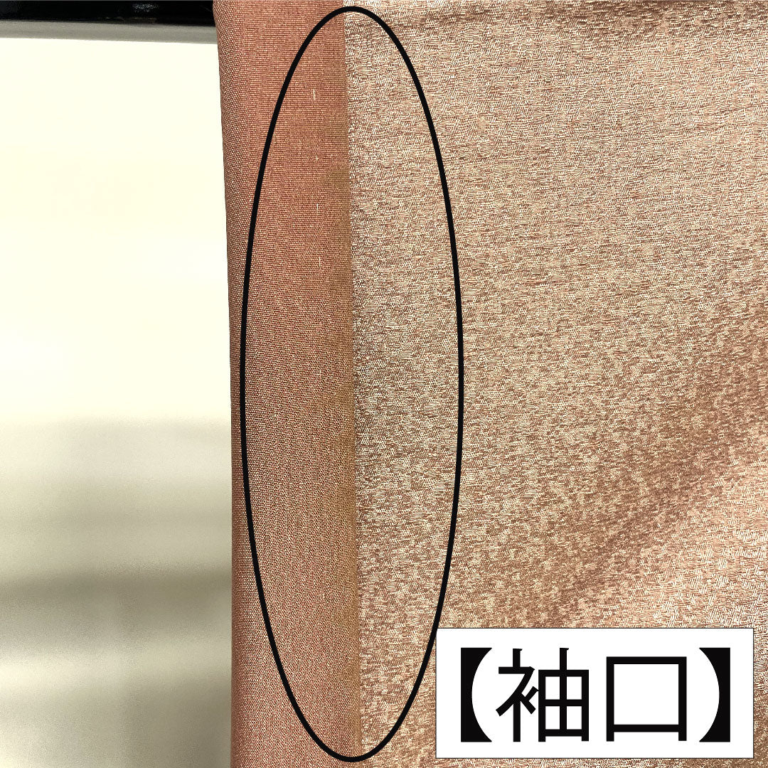 訪問着 正絹 袷 身丈158.5cm 裄丈64.5cm 今様色(いまよういろ) 付下げ 京友禅 刺繍 一つ紋 沢瀉 Aランク ピンク系 1112004633313