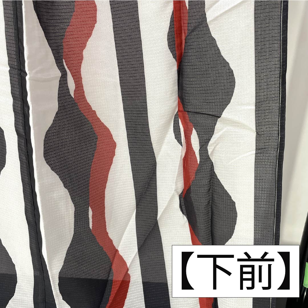 (Brand new, unused) Yukata (single-layer kimono) Polyester, Length 166cm, Sleeve Length 65cm, New Rank, White, Geometric Pattern, Tatewaku Pattern, Warp Stripes, Product Number: 1118005721511