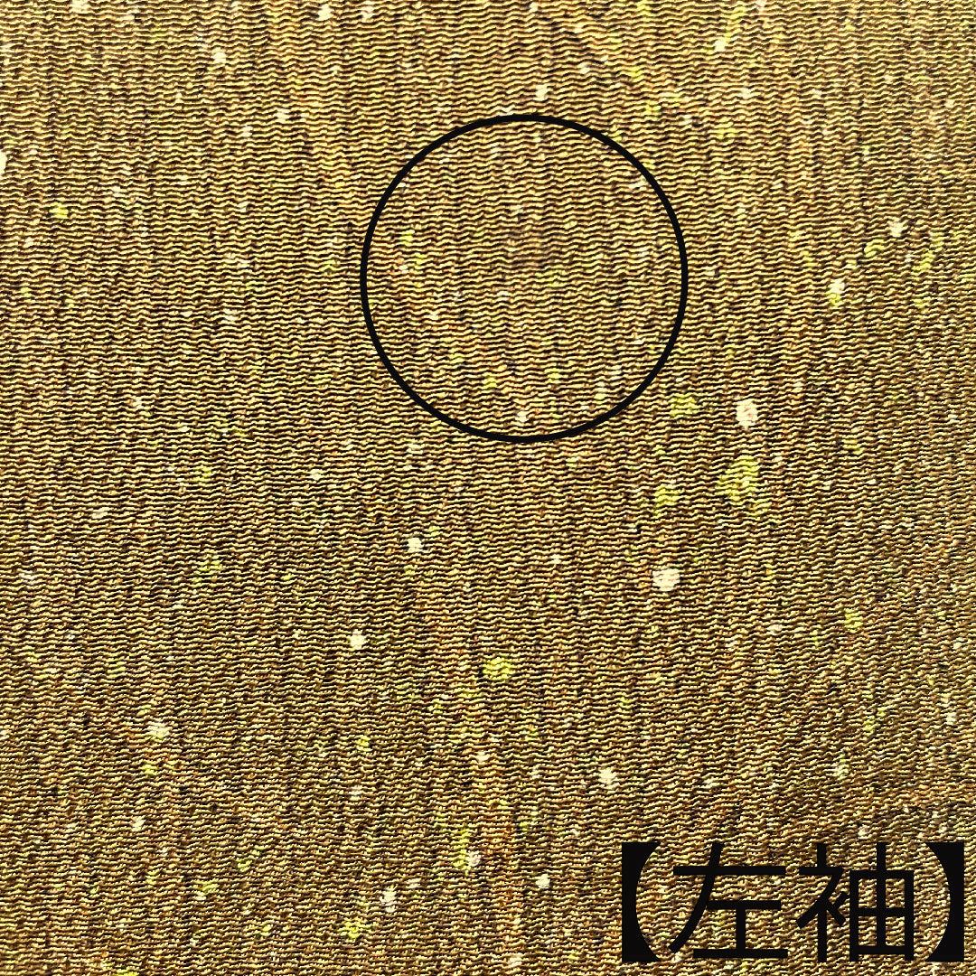 小紋 正絹 身丈158.5cm 裄丈64cm 袷 鳶色(とびいろ)タタキ染 抽象模様 Aランク 茶系 1115004043314