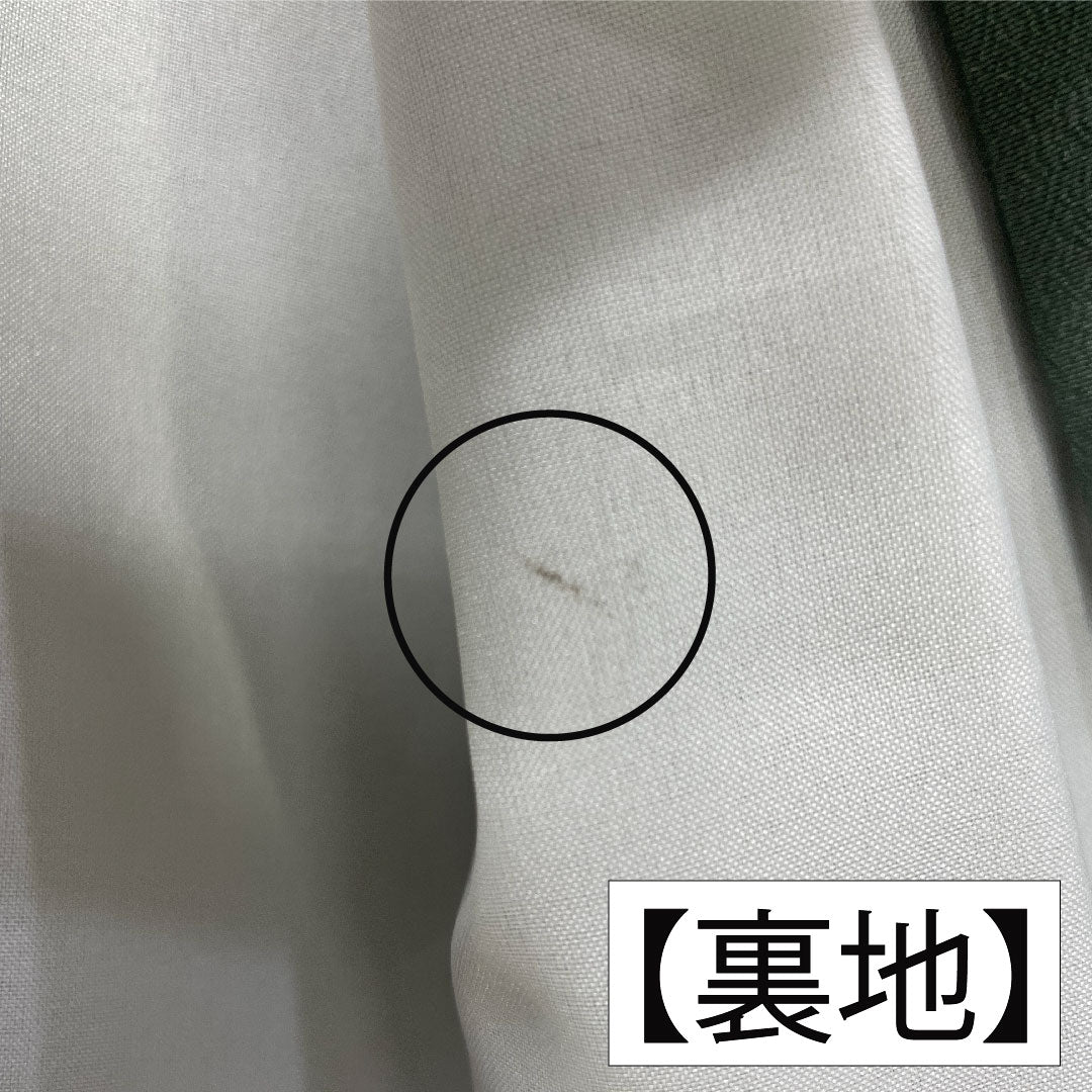 Homongi (formal kimono) made of polyester, lined, length 160.5cm, sleeve length 66cm, Chigusairo (chigusai-iro), washable kimono, flowing water, A rank, green, 1112004603419