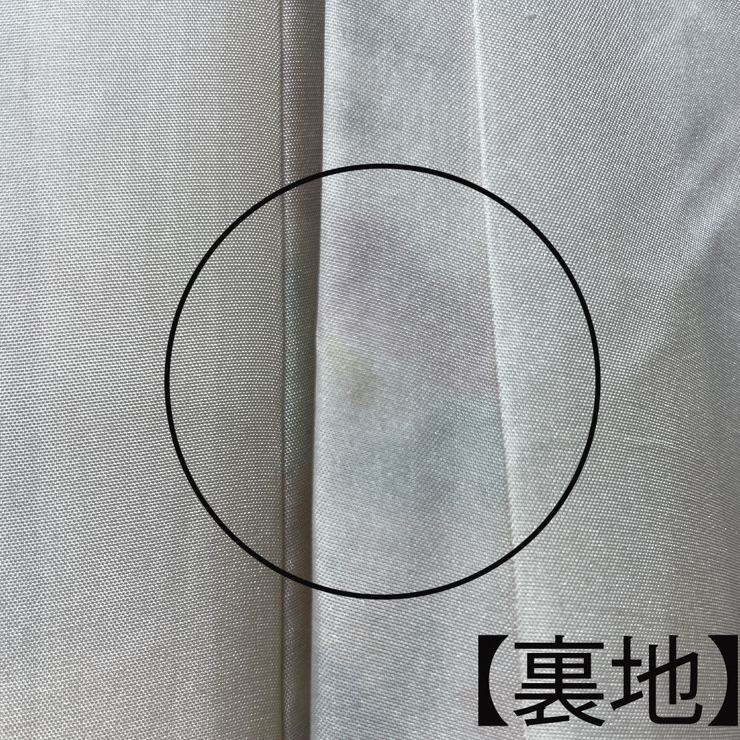 小紋 正絹 身丈158.5cm 裄丈64cm 袷 草花模様 Sランク グラデーション系 1115003812399