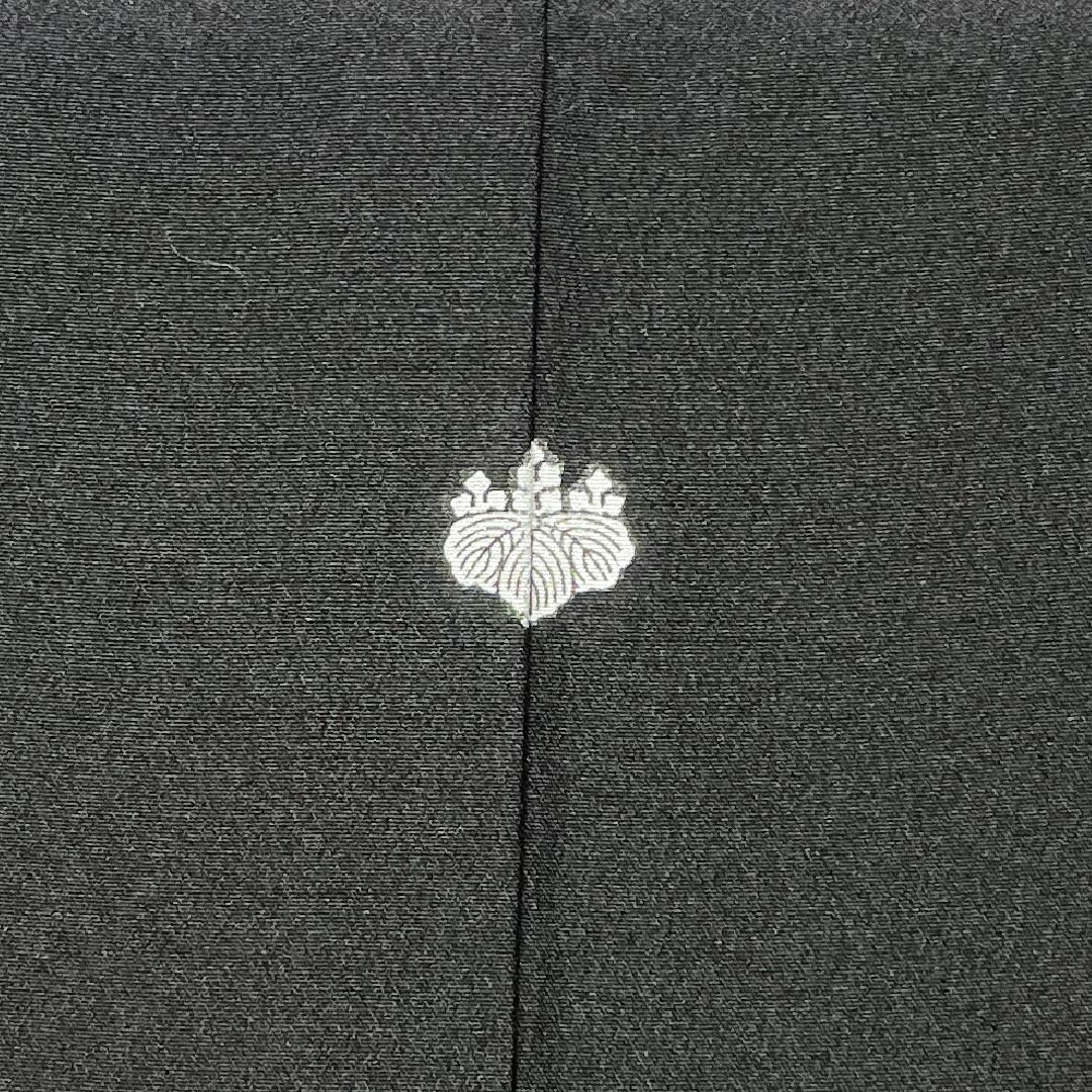 Black Tomesode Kimono, Polyester, Rank A, Length 163.5cm, Sleeve Length 64cm, Lined, Five Crests, Paulownia, Auspicious Patterns of Cranes, Pine Trees, and Plum Blossoms, Washable, Black, Item Number 1111001833410