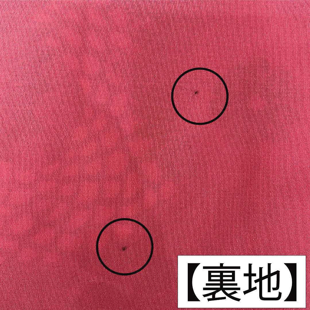 小紋 ポリエステル 身丈161.5cm 裄丈62cm 袷 青藍色(せいらんいろ) 洗える着物 菊 しつけ糸付き Sランク 紺系 1115004522418