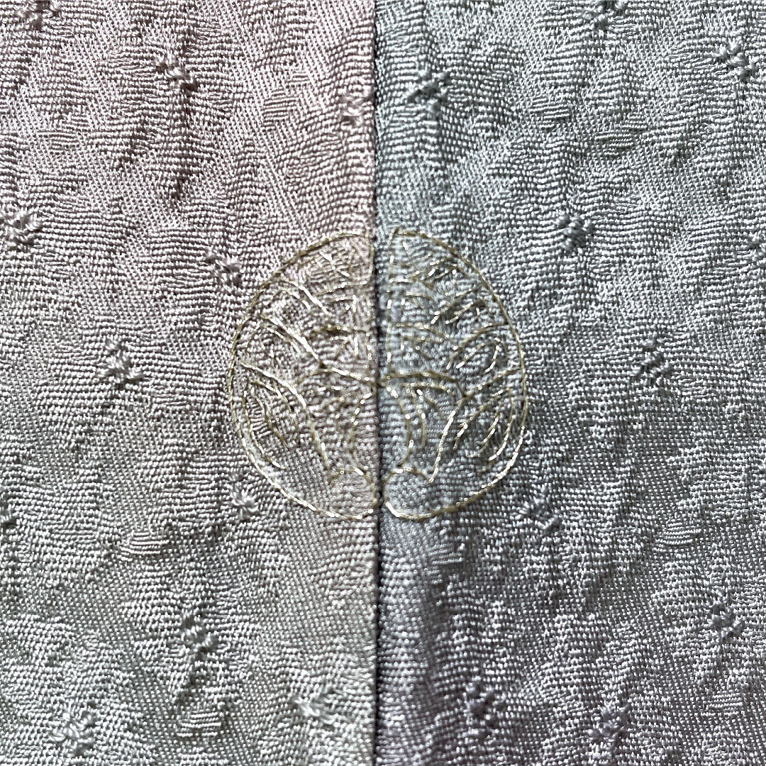 Komono Silk, Length 156.5cm, Sleeve-to-shoulder 63.5cm, Lined, Gradated Dye, Single Crest (Maru ni Dakimyoga), Rank A, Gradation Tone, 1115004783399