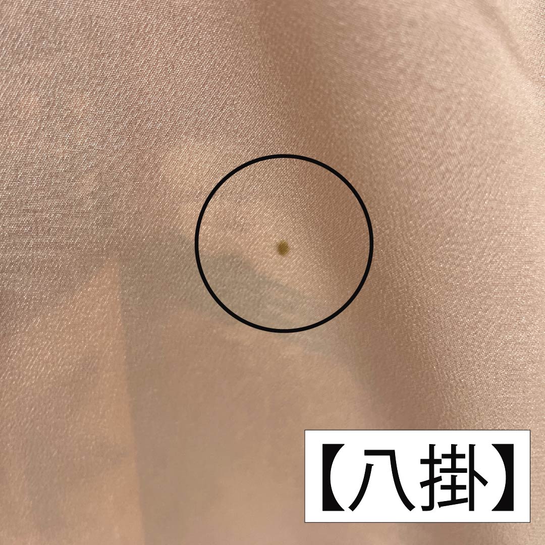 Komon (small pattern) silk, A-rank, length 158.5cm, sleeve length 64cm, lined, light-colored (usunukuiro) Kyoto Bingata pattern, auspicious motif, white with basting threads, product number 1115006983311