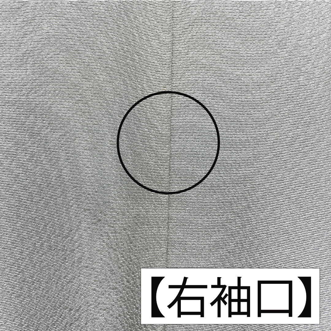 訪問着 正絹 袷 身丈153cm 裄丈65.5cm 秘色(ひそく) 京友禅 桜 椿 菊 スーパーガード加工 Aランク 水色系 1112005503224