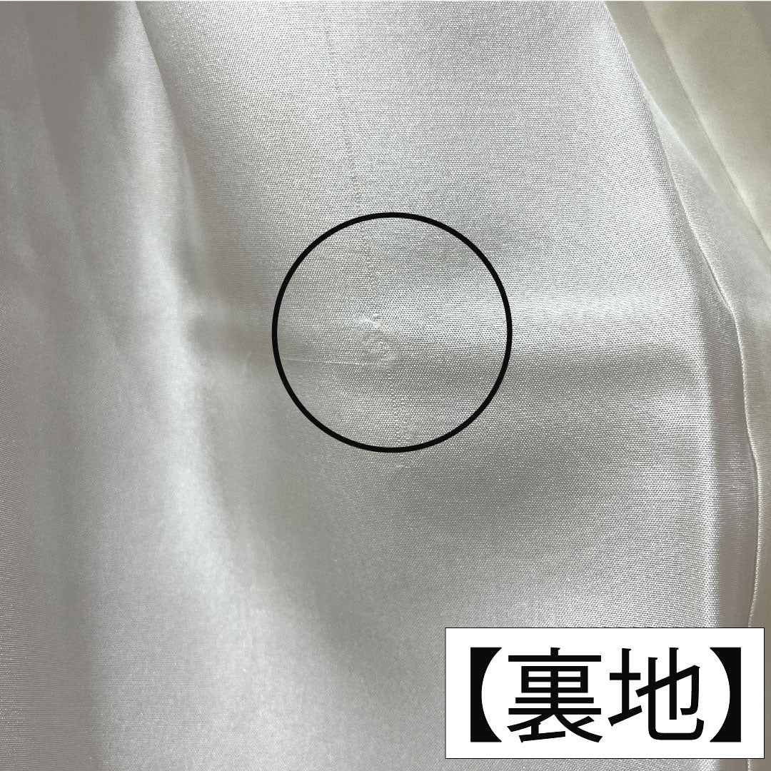 Homongi, pure silk, lined, length 157cm, sleeve length 63cm, cherry blossom color, Kyo-Yuzen, crane, A rank, purple, 1112005523320