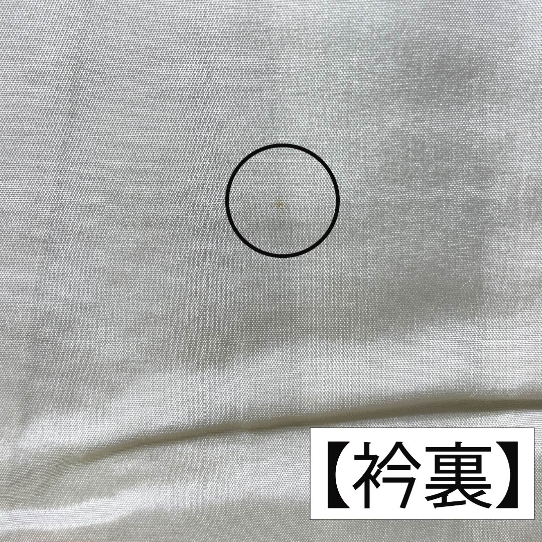 Pure silk tsumugi (pongee) kimono, Grade A, length 158cm, sleeve length 63cm, Kare-no-iro (dry field color), stripes, cloud patterns, classic pattern, single layer, beige, product number 1116004273325