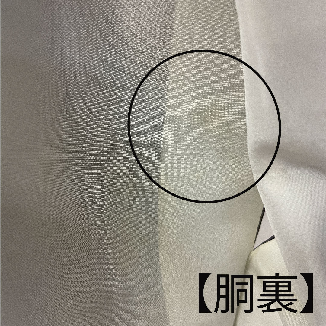 紬 身丈158cm 裄丈64cm 縞模様 正絹 Aランク 袷 紫系 1116001103320