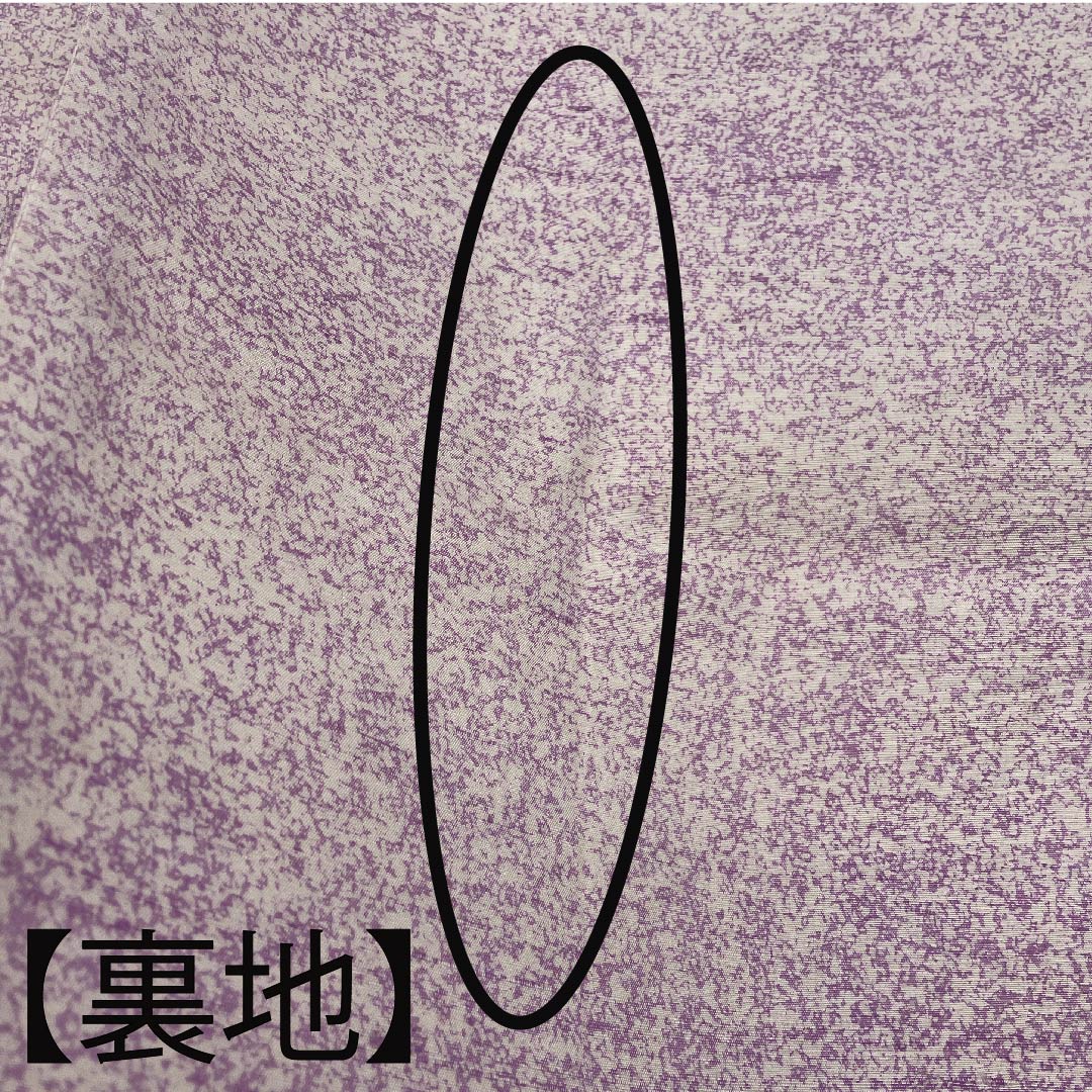 Fukuro Obi (light cherry blossom color) Landscape painting Dyed obi Length 440.5cm Pure silk B rank Six-pass Casual Pink 1123005554313