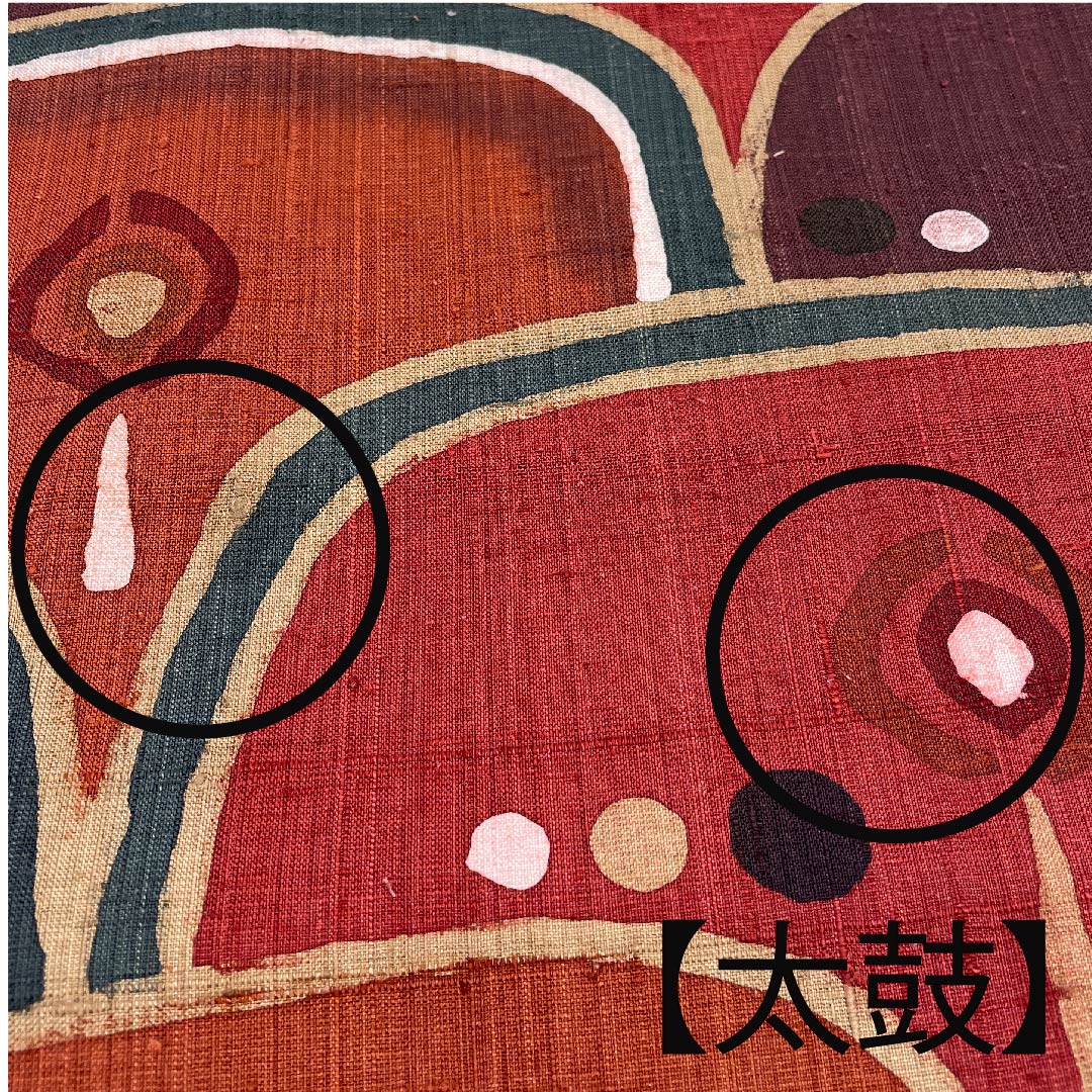 Nagoya obi, gradation, Kyoto bag obi, abstract pattern, dyed obi, obi length 370cm, pure silk, A rank, six-way, casual, gradation, 1124003223399, open style