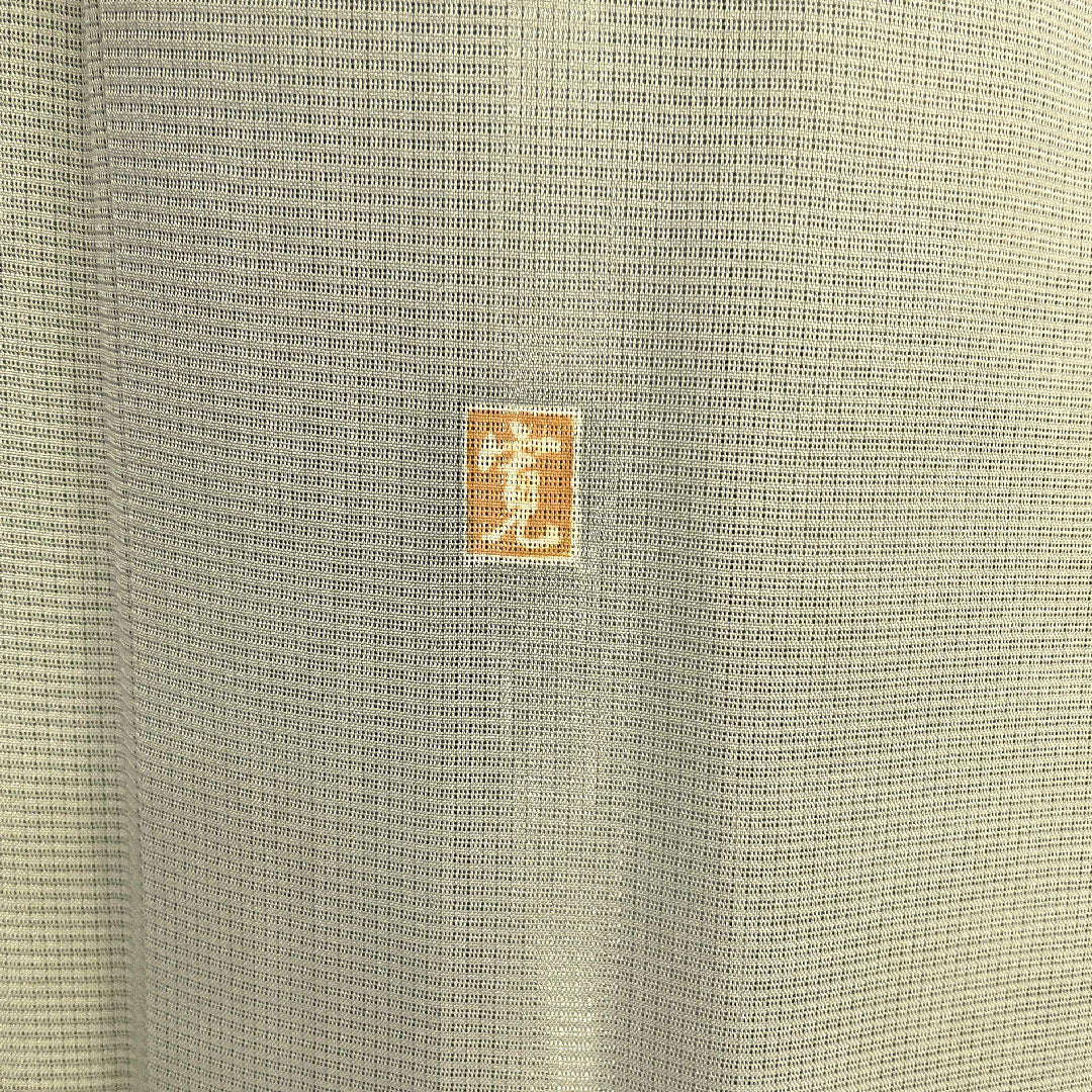 Colored Tomesode, Length 156.5cm, Sleeve Length 64cm, Gauze, Garden Scenery, Artist's Work, Pure Silk, A Rank, One Crest, Green, 1111000153319