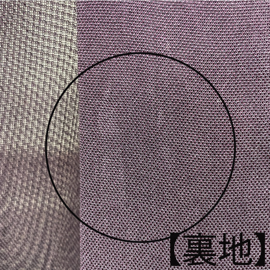 夏物 正絹 色無地 身丈154cm 裄丈61cm 深紫色(ふかむらさきいろ) 素無地 紗 Aランク 紫系 1132001273220