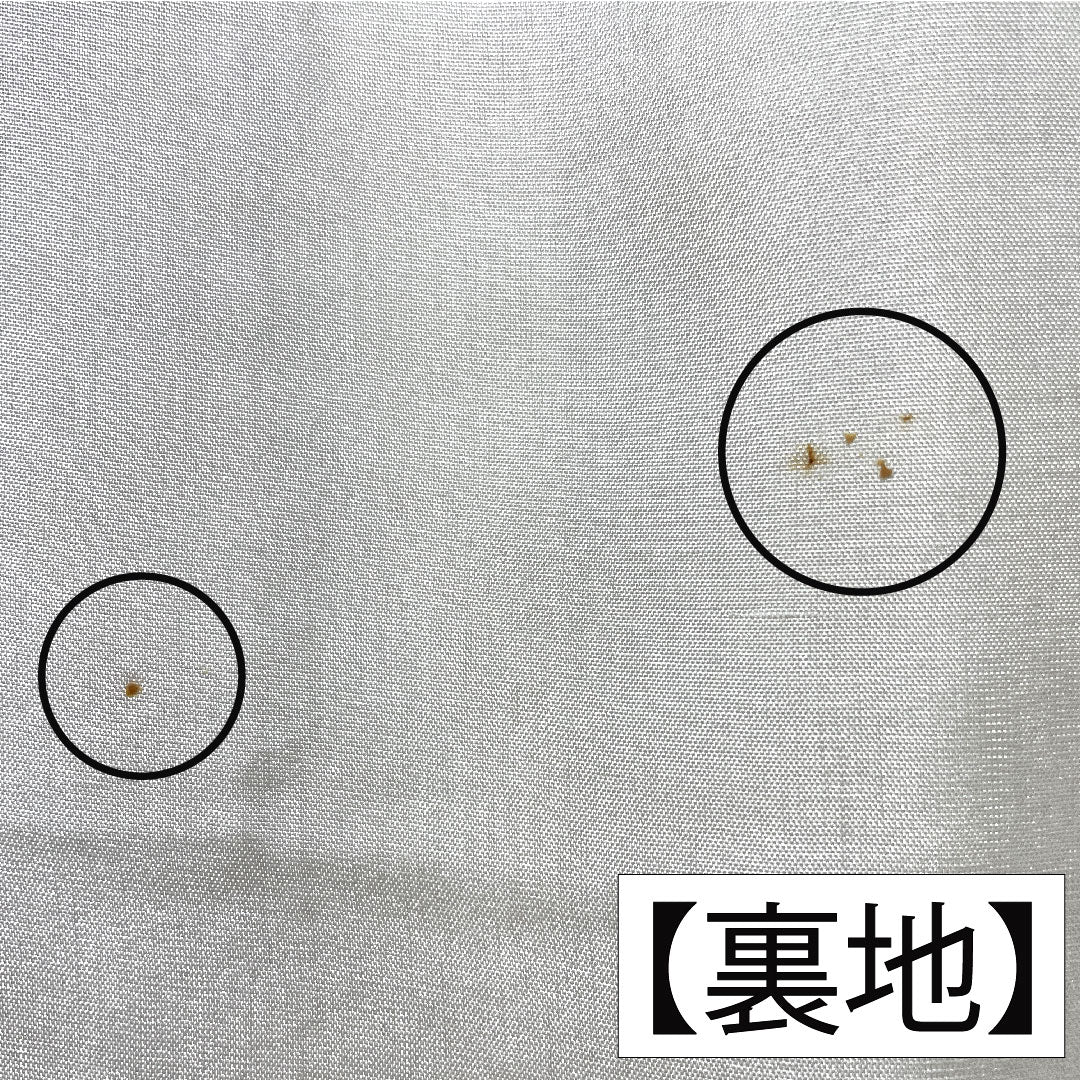 Plain color, pure silk, length 163cm, sleeve length 64cm, pale white, pongee, one crest, medium shade, five-three paulownia, lined, S rank, purple, 1114001812420