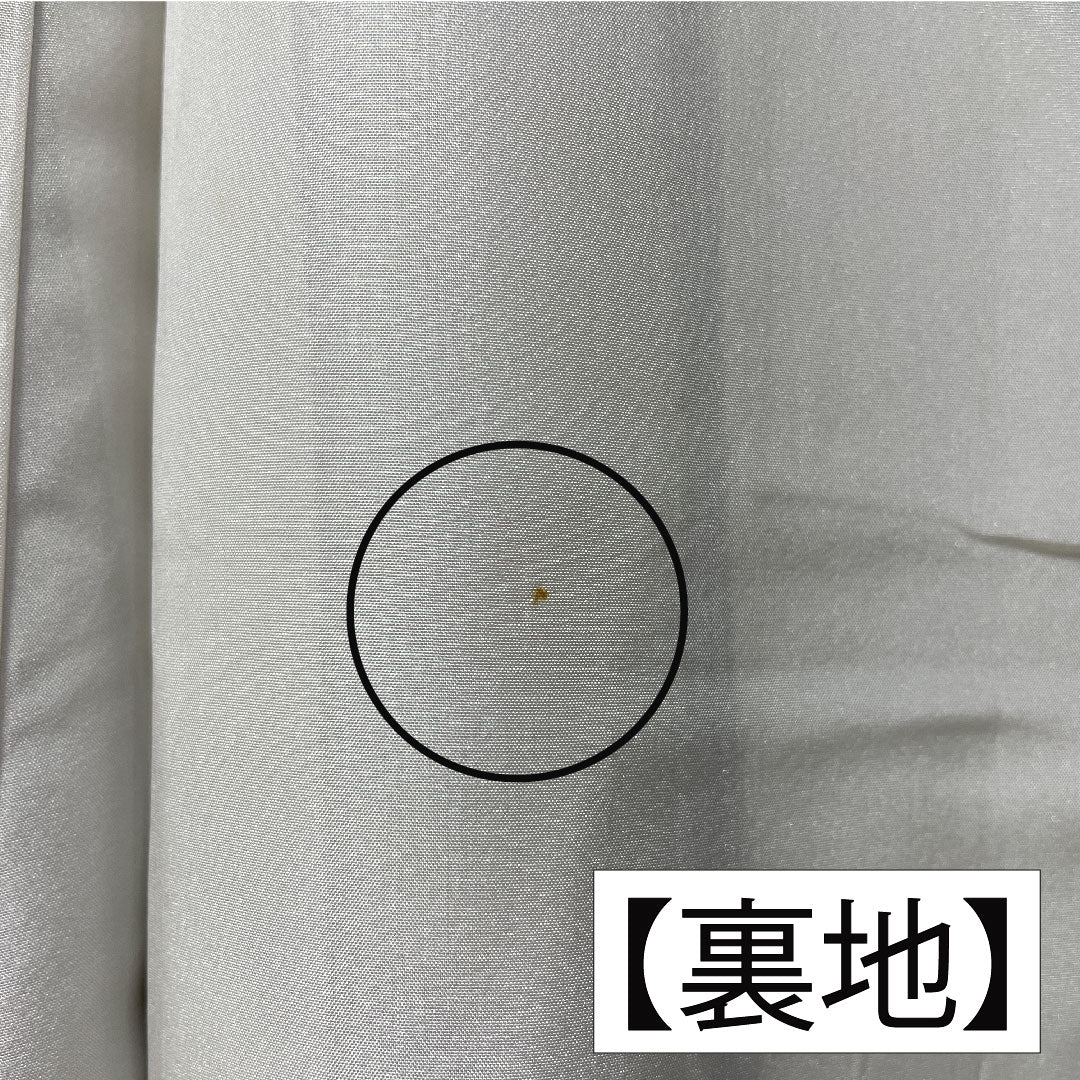Komon, pure silk, length 165.5cm, sleeve length 66cm, lined, geometric pattern, A rank, black, 1115004713510