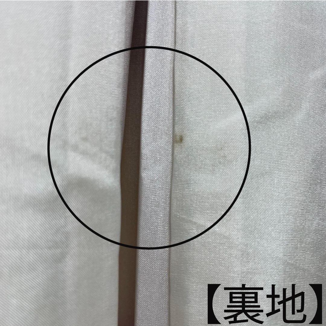 Homongi, pure silk, lined, length 160cm, sleeve length 63cm, scarlet, Kyoto Yuzen, embroidery, auspicious motif, one crest (sewn crest), Gosankiri, S rank, vermilion, 1112003752416
