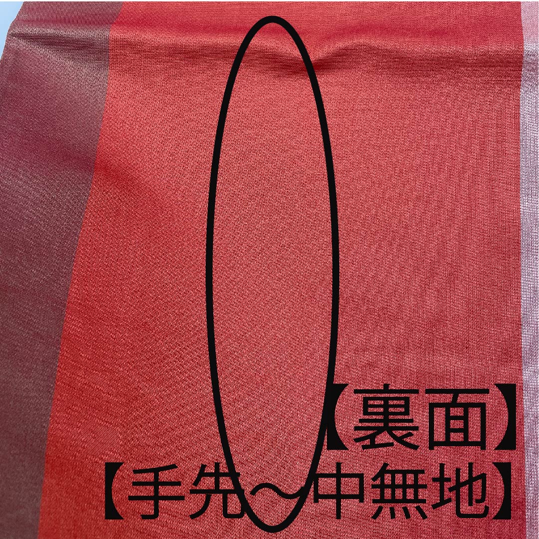 袋帯 生成り色(きなりいろ) 変わり市松 牡丹 竹 桜 帯丈426cm 正絹 Aランク 六通 セミフォーマル グラデーション系 1123007953399
