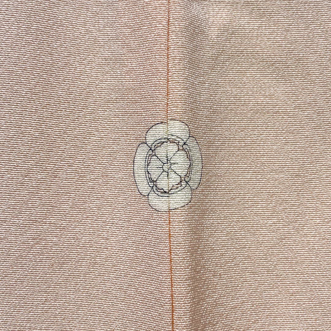 Visiting Kimono, Pure Silk, A-Rank, Lined, Length 157cm, Sleeve Length 65.5cm, Otomeiro (Girl's Color), Single Crest, Mokko (Pink Quince) Design, Kaga Yuzen, All-Flower Design, Artist's Work, Pink, Product Number: 1112006873313
