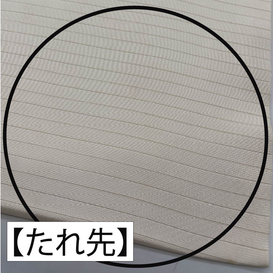 Nagoya Obi, Off-White (Kinari-iro), Summer Obi, Dyed Obi with Floral Pattern, 365cm Long, Pure Silk, Grade B, Pointed Pattern, Casual, Cream-Colored, Item Number: 1124008804315, Nagoya Style