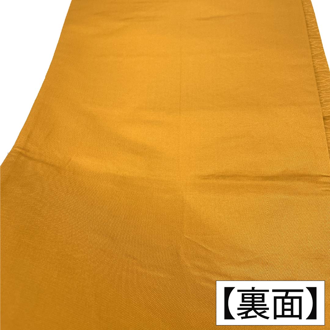 (京袋帯)名古屋帯 正絹 Aランク 狐色(きつねいろ) 京袋帯 抽象柄 帯丈370cm 六通 セミフォーマル 茶系 1124011363314 開き仕立て