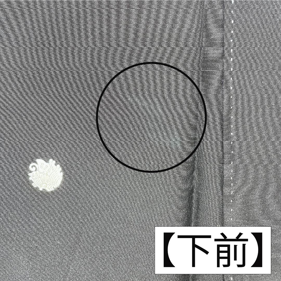 Black Tomesode (Japanese Kimono) - Pure Silk, Grade A, Length 161.5cm, Sleeve Length 64cm, Lined, Five Crests, Swallowtail Butterfly Embroidery, Bird Design, Braided Cord, Black, Item Number 1111001813410