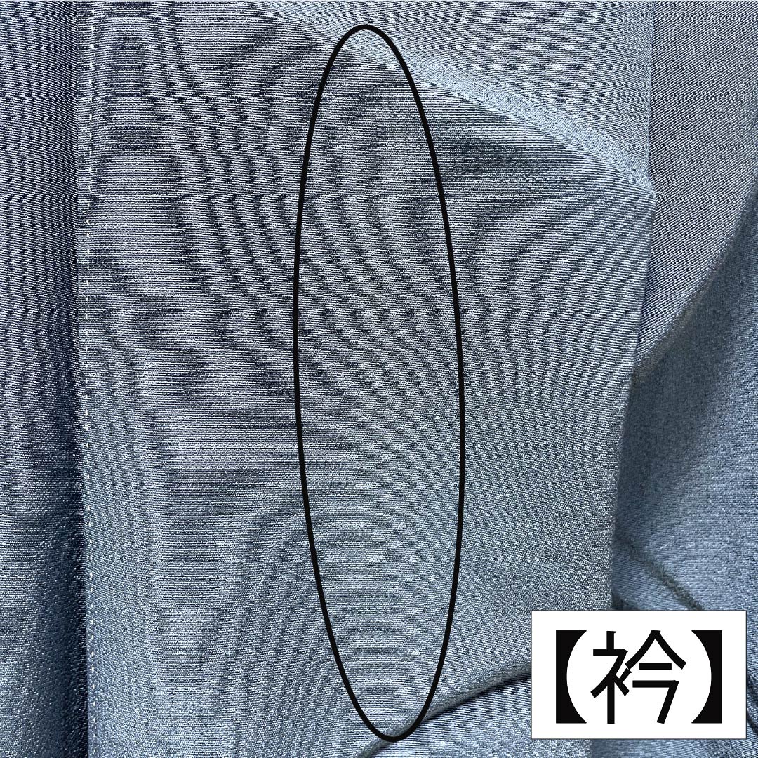 訪問着 正絹 Aランク 袷 身丈165.5cm 裄丈67cm 裏色(うらいろ) 京友禅 付下げ 草花 青系 1112006773517