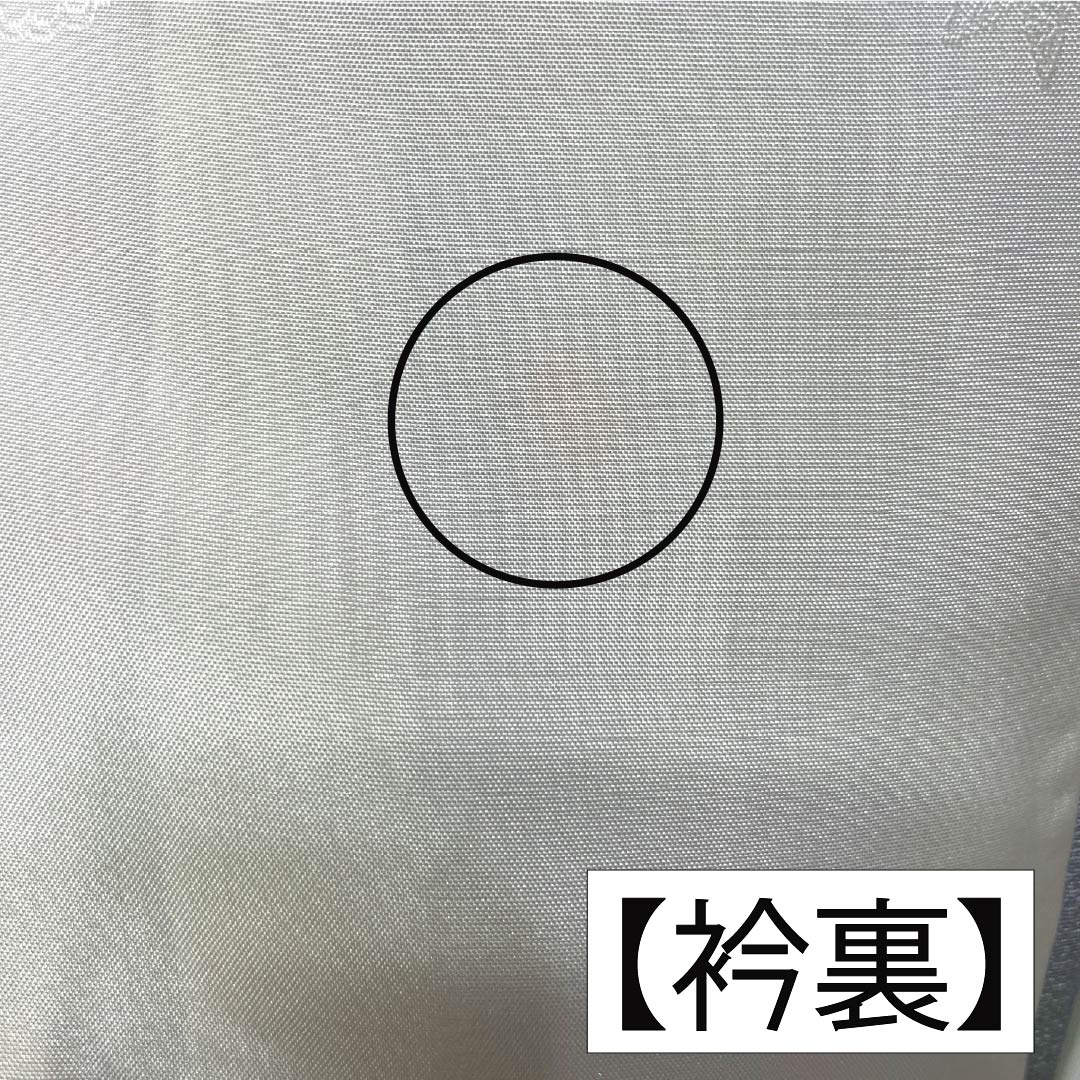 訪問着 正絹 Aランク 袷 身丈160.5cm 裄丈63cm 加賀友禅 草花 作家物 付下げ グレー系 1112006933422