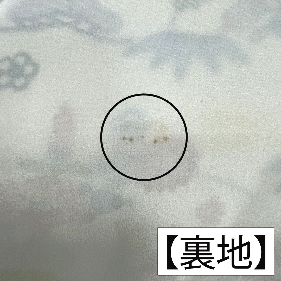 小紋 正絹 身丈157cm 裄丈64cm 袷 生成り色(きなりいろ) 京紅型 吉祥文様 Aランク クリーム系 1115004893315