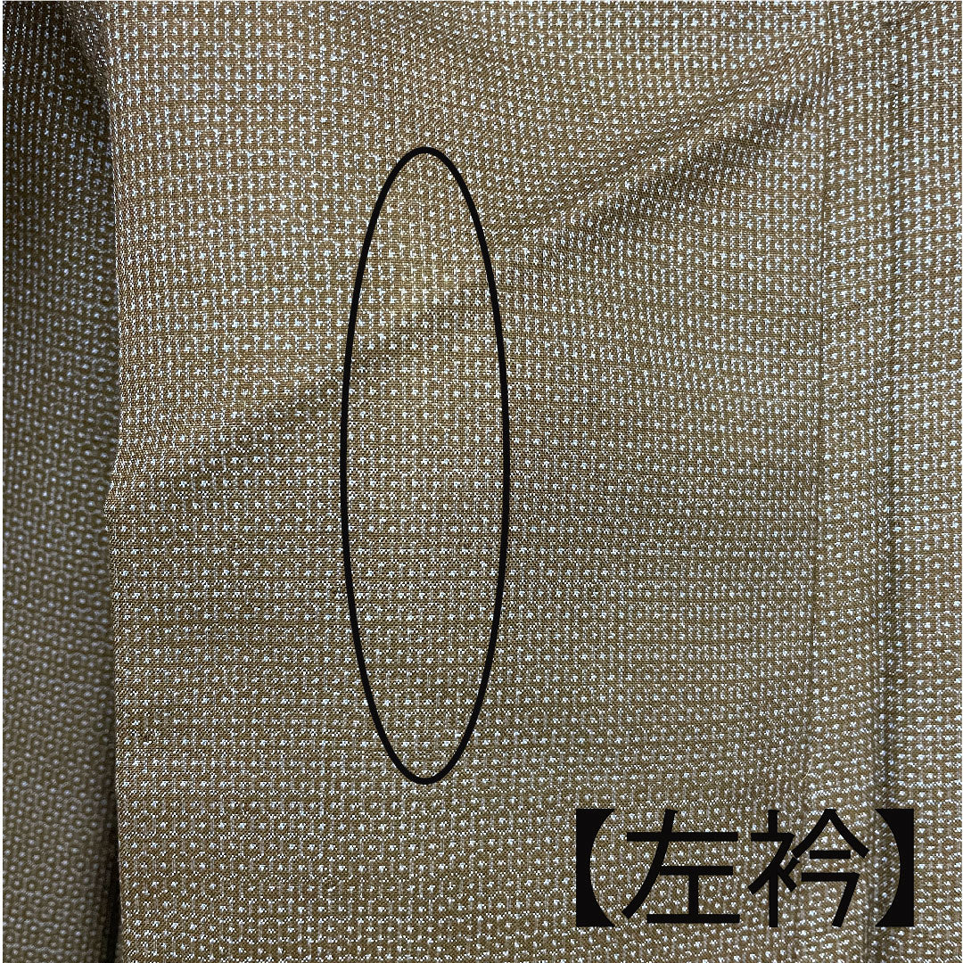 大島紬 身丈158cm 裄丈63cm 100亀甲 正絹 Bランク 袷 紺系 1116001564318