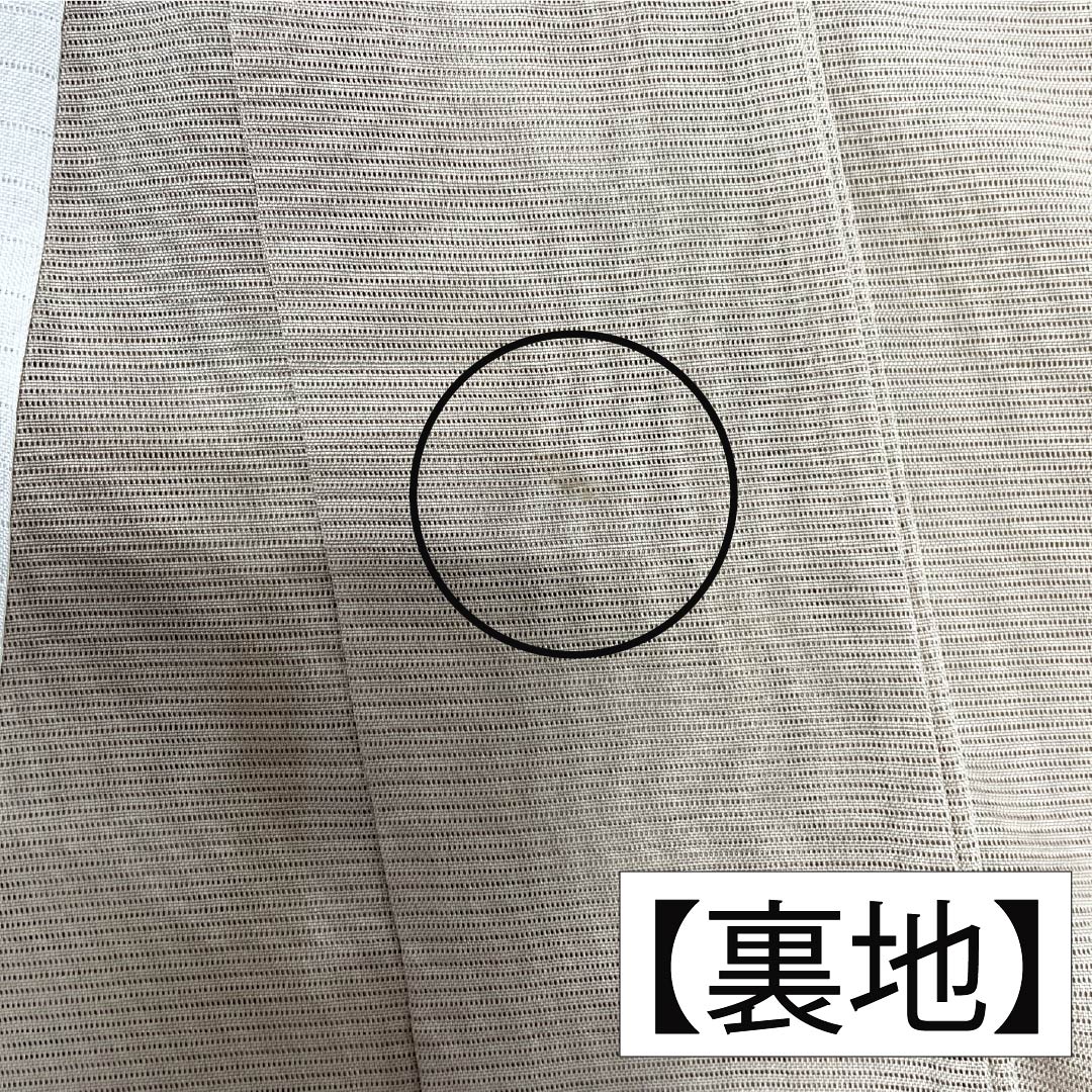 夏物 正絹 付下げ 身丈157cm 裄丈63cm 薄香色(うすこういろ) 草花模様 京友禅 絽 Sランク ベージュ系 1132002752325