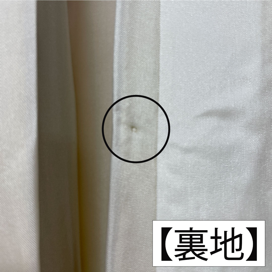 Plain color, pure silk, length 156cm, sleeve length 63cm, one crest, circle with four diamonds, lined, S rank, yellow, 1114001922323