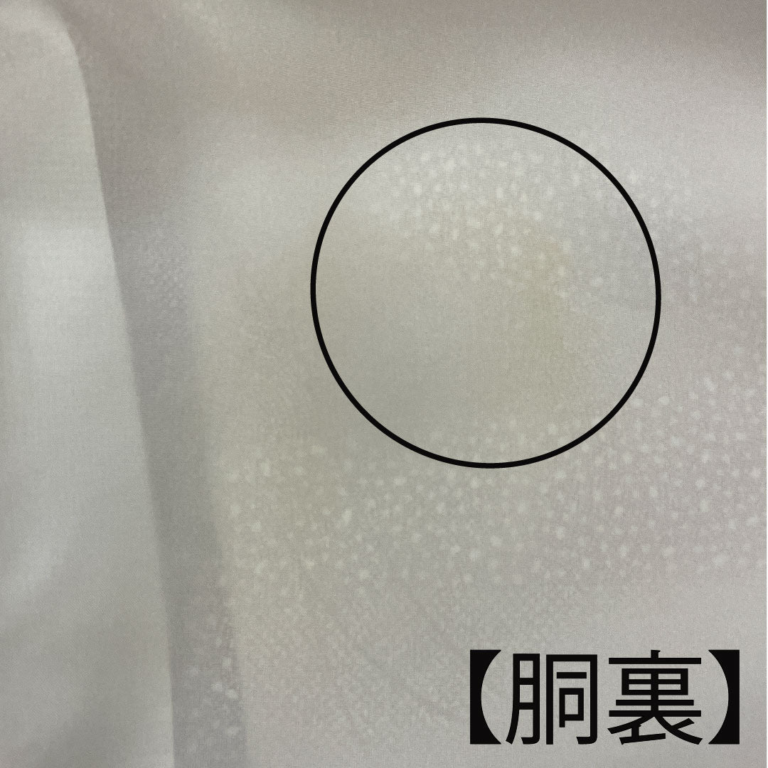 小紋 身丈163cm 裄丈65cm 袷 江戸小紋 洗える着物 ポリ Aランク 茶系 1115001533414
