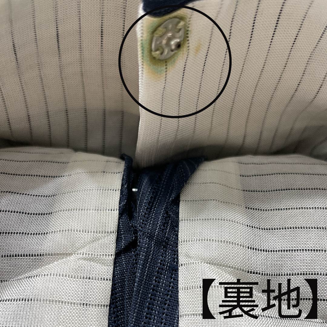 夏物 正絹 小紋 身丈162.5cm 裄丈65cm 錫紵色(しゃくじょいろ) 露芝 紗 Aランク 紺系 1132000193418