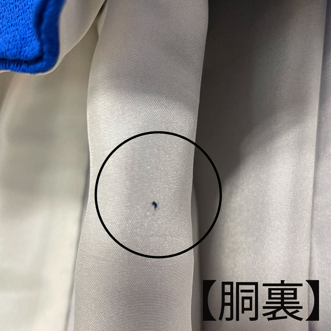 訪問着 袷 身丈163cm 裄丈68cm 瑠璃紺色 桜 菊 椿 正絹 Aランク 青系 1112001683417