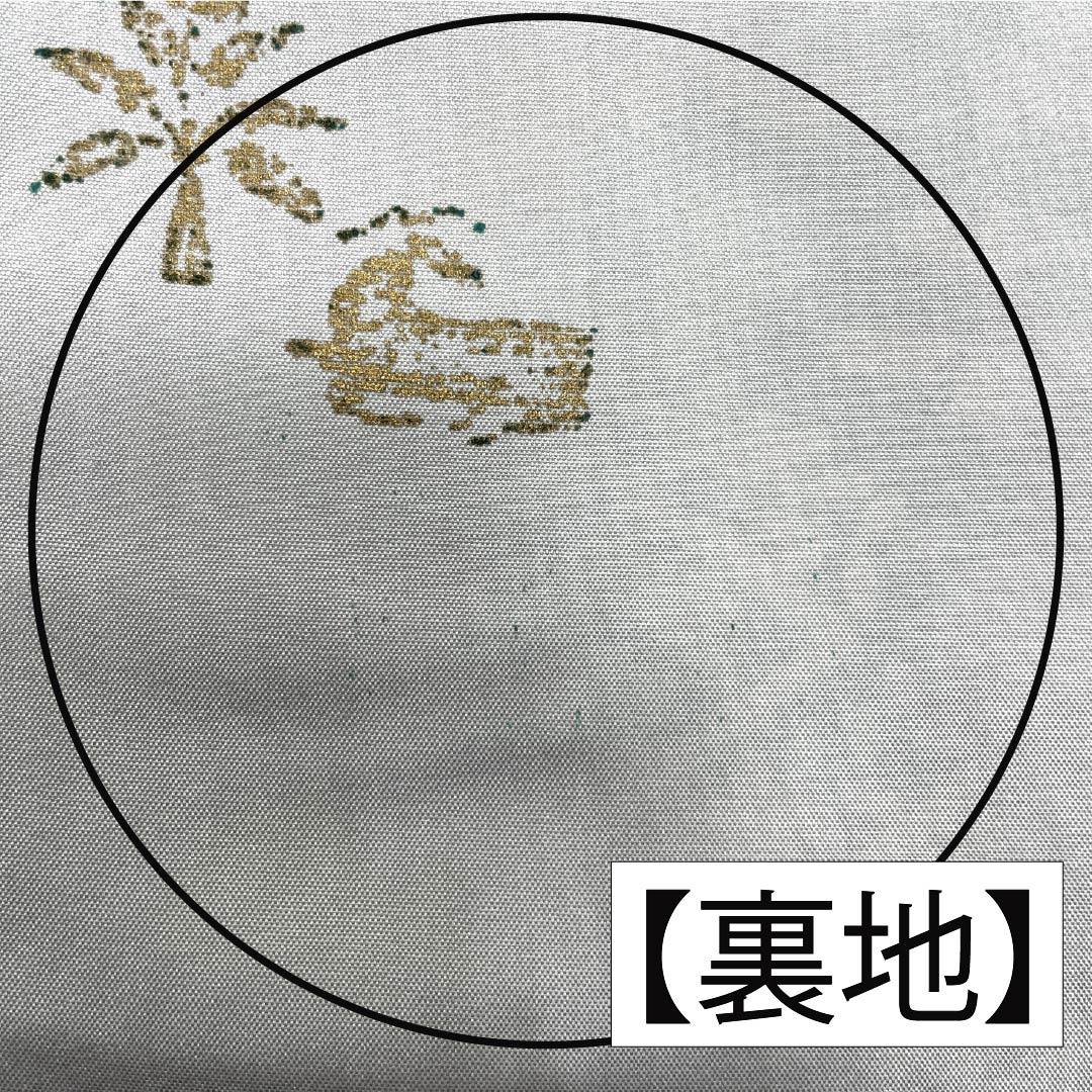 訪問着 正絹 Sランク 袷 身丈164.5cm 裄丈64.5cm 絹鼠色(きぬねずいろ) 蘇州刺繍 汕頭刺繍 抽象模様 グレー系 1112006422422